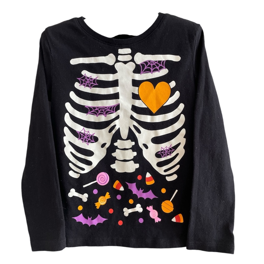 Place Halloween Skeleton Long Sleeve Shirt